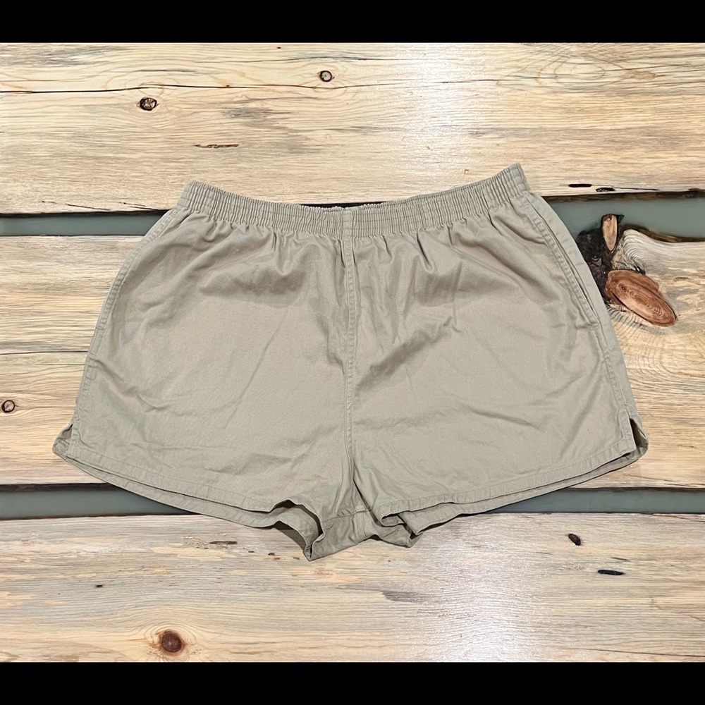 Vintage 80’s Buckingham Sport Elastic Waist Short Shorts With Pockets